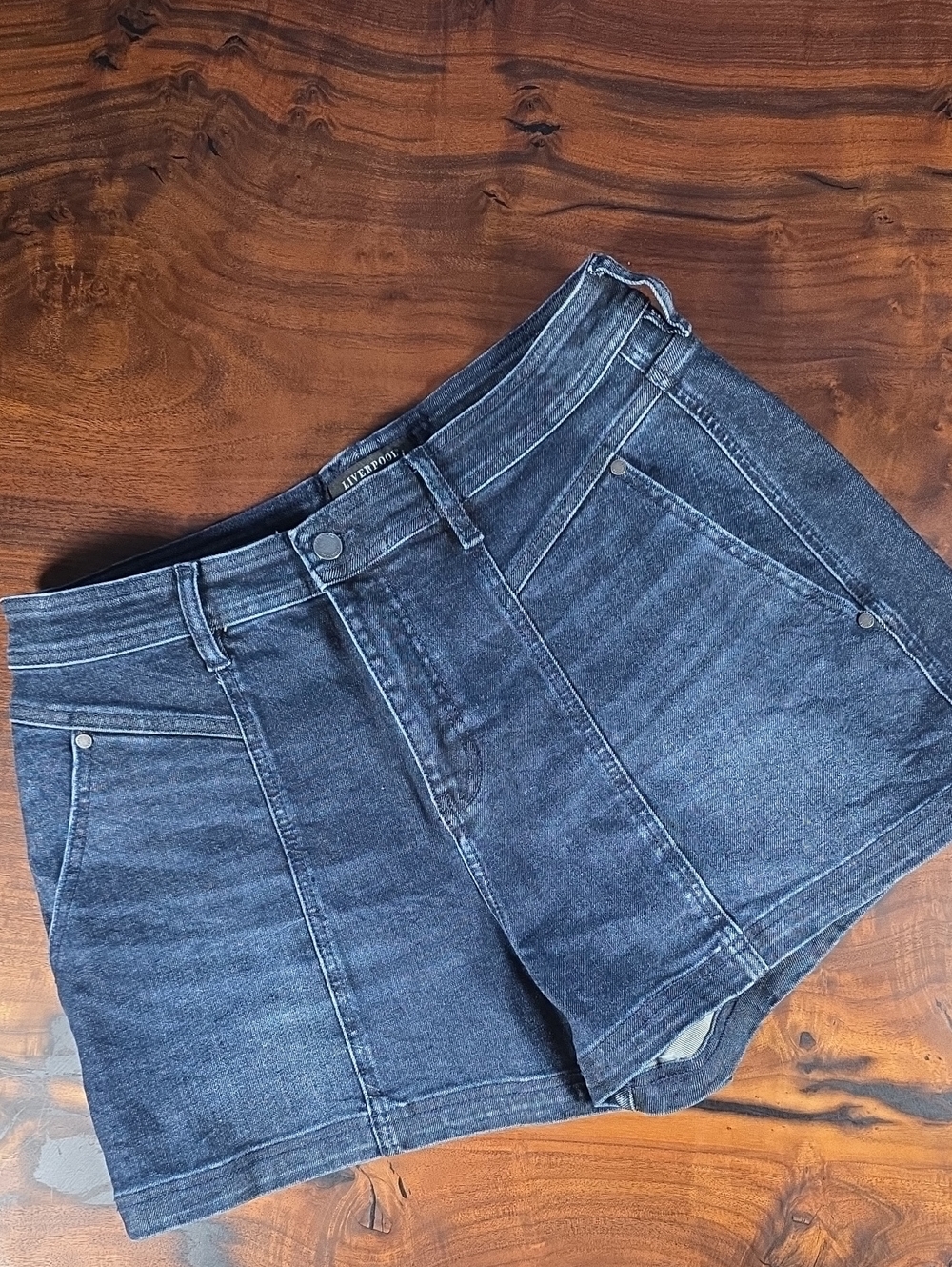 Liverpool Dark Blue Jean Shorts🔥Premium🔥boho🔥Indie